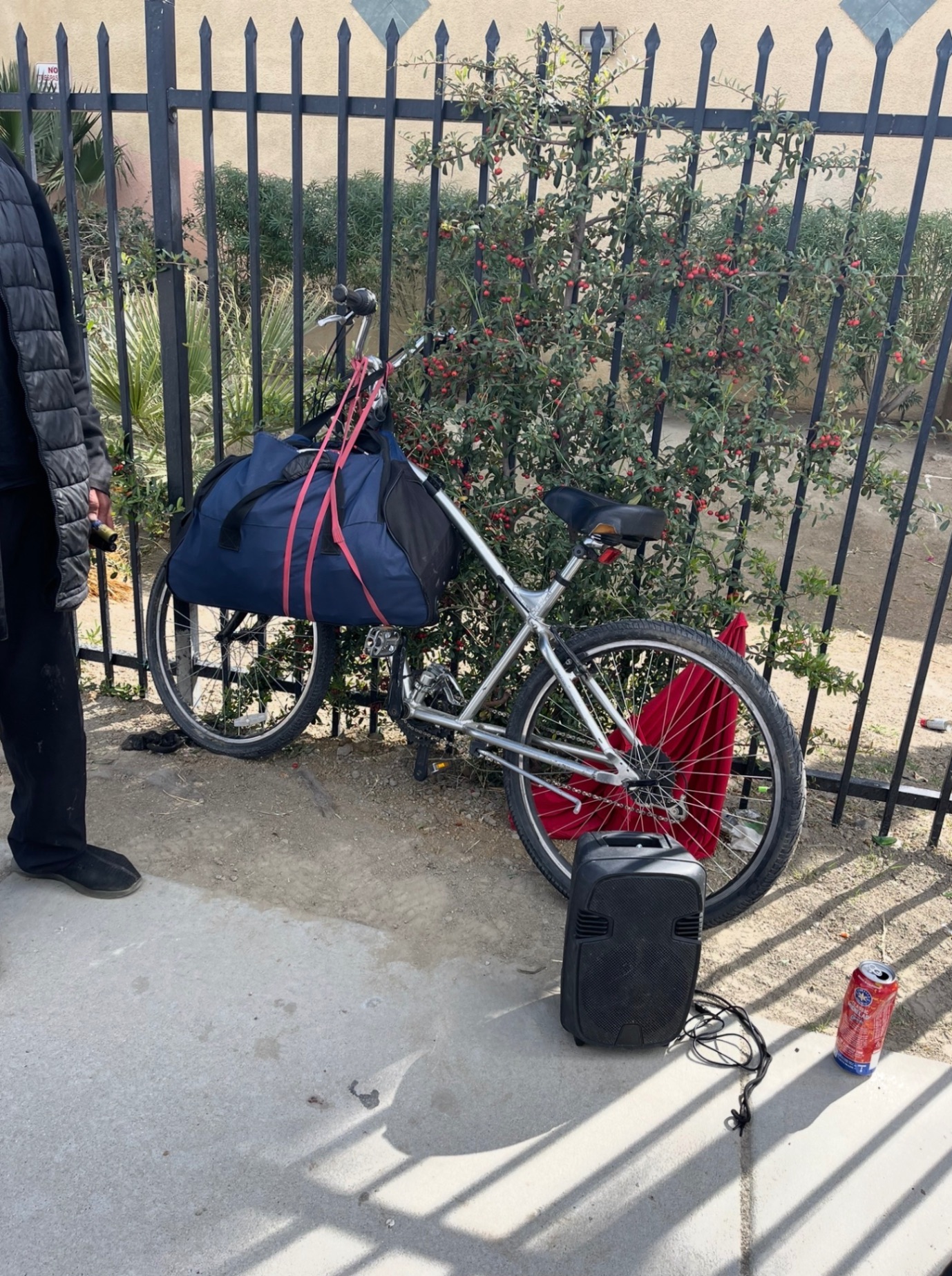 Bike donated to homeless